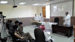 Jamoum Department of Chemistry Holds (How to Deal with Chemical Substances) Course for Civil Defense Officers